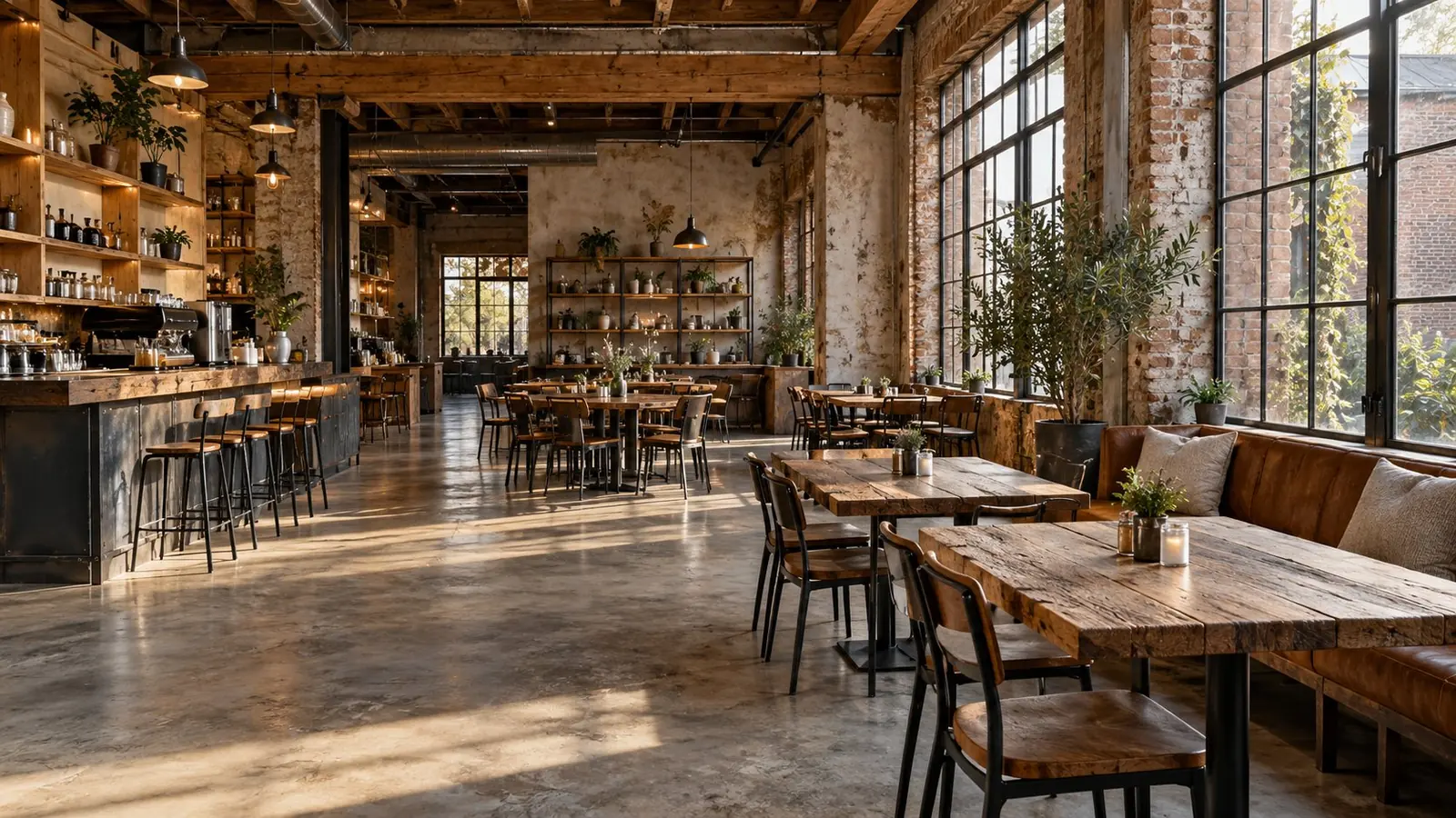 Мебель для кафе в стиле Loft